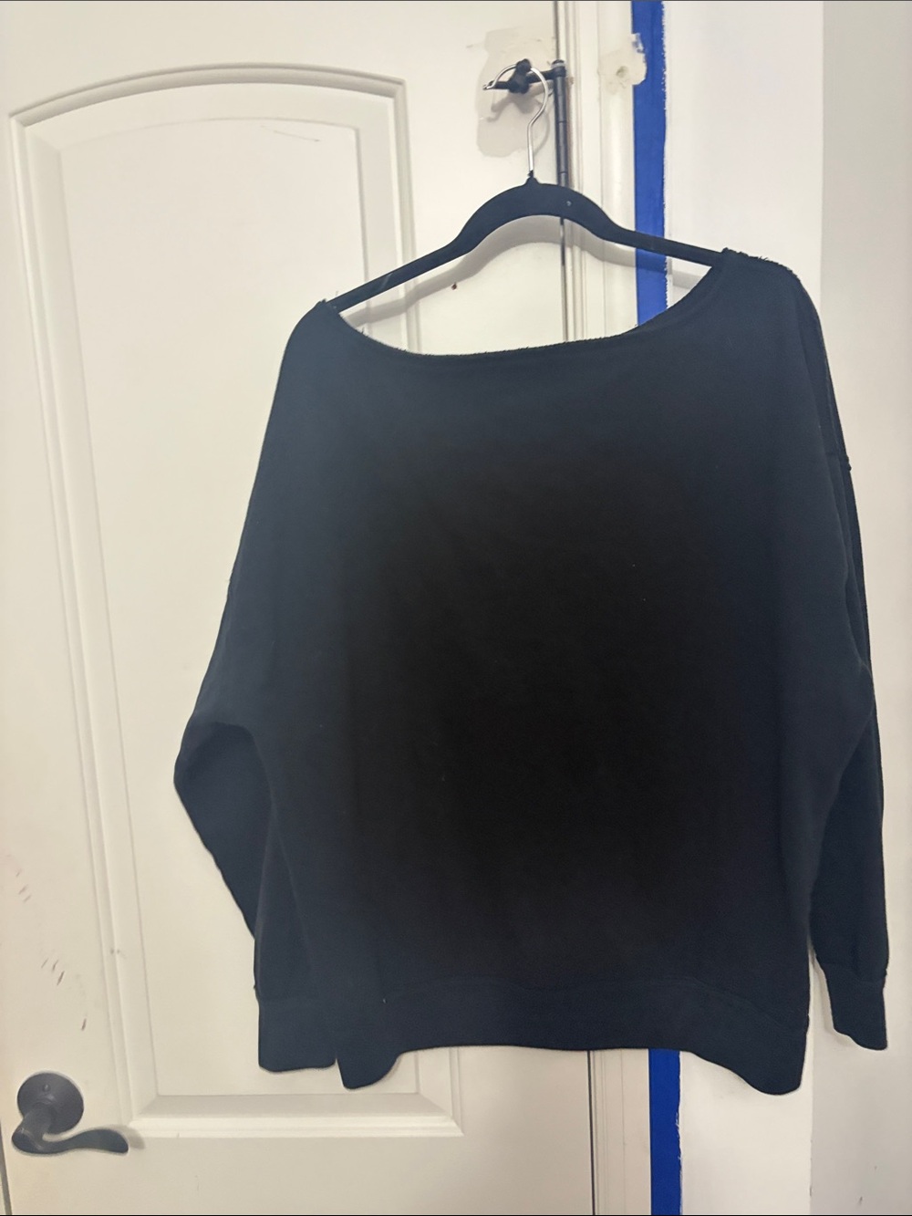 Hollister Off-the-Shoulder Black Women's Sweater